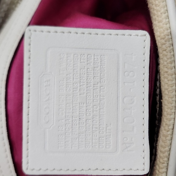 🔹️Coach🔹️ | Vintage 2004 Small Cotton Twill Gallery Canvas  Satchel - Picture 13 of 16